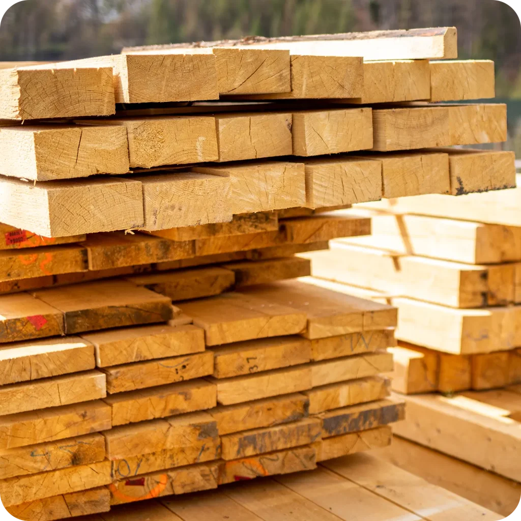 Spruce wood boards are high-quality softwood products derived from spruce trees, commonly found in Northern and Central Europe. Known for their light weight, uniform texture, and excellent strength-to-weight ratio, spruce boards are widely used in construction, joinery, packaging, and interior design. Key Characteristics of Spruce Wood Boards High Strength and Stability Spruce offers excellent dimensional stability and strength, making it suitable for both structural and aesthetic applications. Smooth, Uniform Grain The straight grain and pale color of spruce provide a clean appearance, ideal for visible finishes or paint. Lightweight and Easy to Work With Due to its low density, spruce is easy to cut, shape, and install using standard tools, making it perfect for carpentry and framing. Good Nail and Screw Holding Capacity Spruce wood holds fasteners well, ensuring secure and long-lasting construction. Sustainable and Readily Available Sourced from managed forests, spruce is a renewable and environmentally friendly choice. Available in Multiple Grades and Sizes Spruce boards are produced in various qualities such as construction grade (C24), visual grade, or premium clear grade. Common Applications of Spruce Boards Timber Framing and Roof Structures Used in beams, rafters, purlins, and wall studs. Interior Paneling and Finishes Ideal for ceilings, walls, and exposed wooden surfaces. Furniture and Joinery Suitable for bed frames, tables, cabinetry, and wood components. Packaging and Pallets Used in the production of crates, boxes, and export-grade pallets. Modular Construction and Prefab Units Preferred for lightweight and load-bearing wood-frame systems. Typical Dimensions (may vary) Thickness (mm) Width (mm) Length (mm) 18 – 75 100 – 300 2000 – 6000 Grades such as C16 and C24 are available for structural use, often kiln-dried to reduce moisture content for stability and durability. Why Choose Spruce Wood Boards Spruce Wood Board